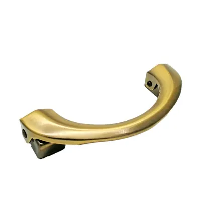 Half moon design metal coffin handle 1502 side view