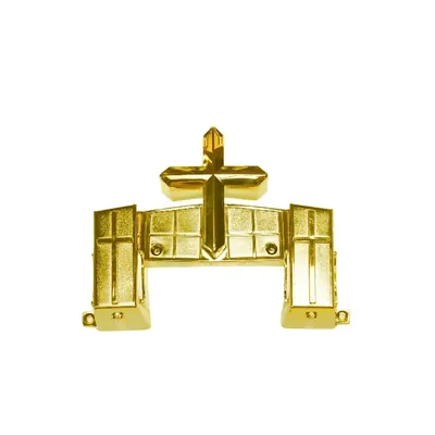 Castle casket corner 2219 for wooden or metal casket detail view