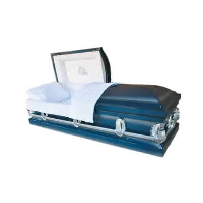 Round design casket corner 2206 in gold color detail view