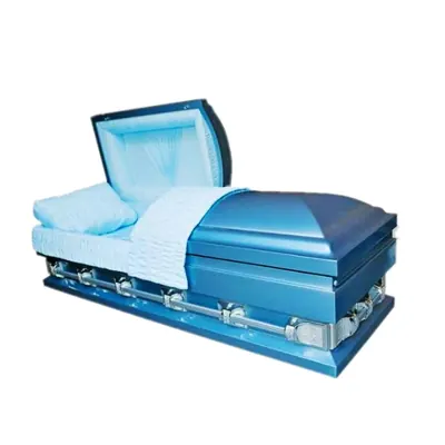Square design casket fittings 2208 in gold color side view