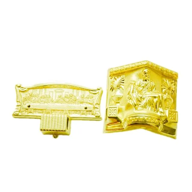 Last supper casket corner 2209