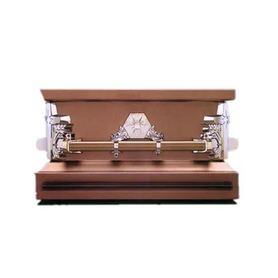 Star design casket fittings 2212 in gold color side view