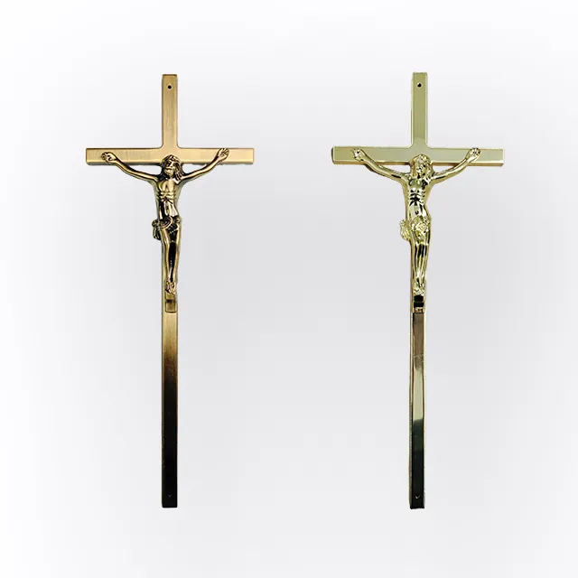 Zamak Metal Funeral Casket Cross Supplier Funeral Accessories 8051 Christ Cruces Jesus Cross And Crucifix