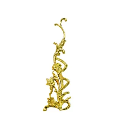 Casket decoration 6220 in plastic material and gold color