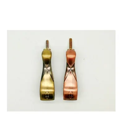 Casket hardware and fittings 8534 in antique brass color and zamak material side view