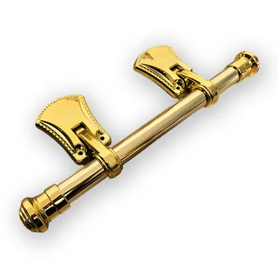 Combine Material Funeral Casket Handle 9533 With Metal Tube side view