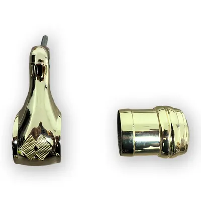 Zinc Alloy Casket Handle End Tip 8513 by Die Casting and Electronic Plated in Metal Hardware for Casket finish detail