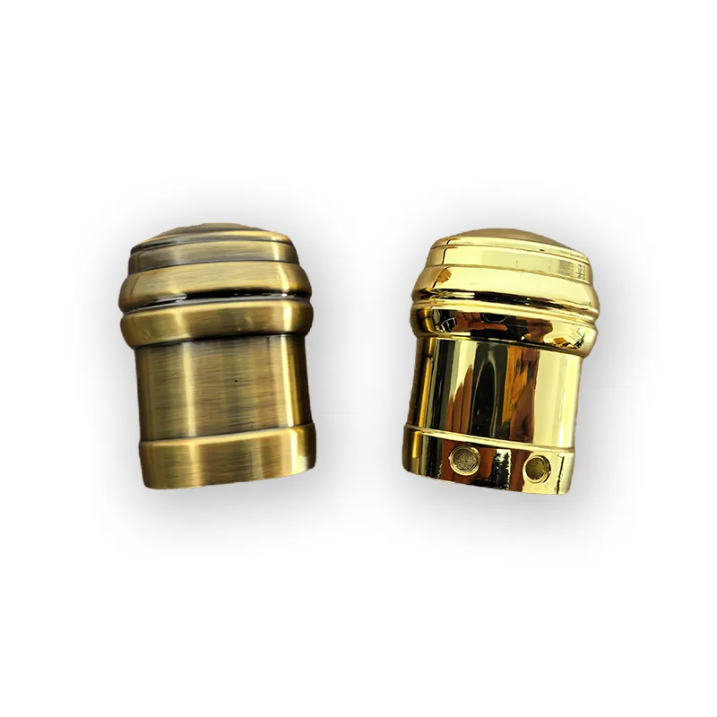 Zinc Alloy Casket Handle End Tip 8513 by Die Casting and Electronic Plated in Metal Hardware for Casket