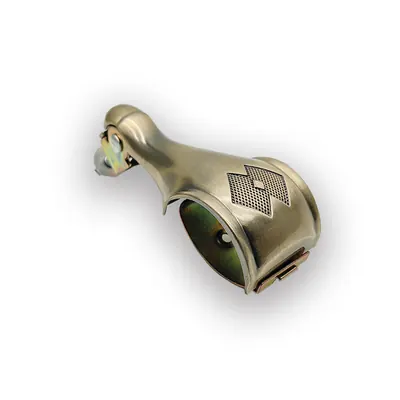 Casket armed hinge 8507, antique brass color and zamak material finish detail