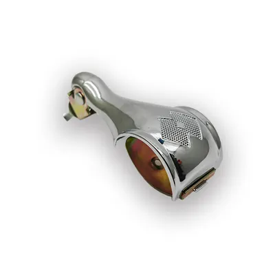 Casket armed hinge 8507, antique brass color and zamak material detail view