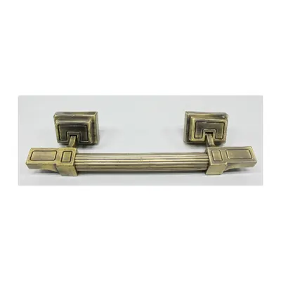 Metal coffin handle 1001 in antique copper color side view