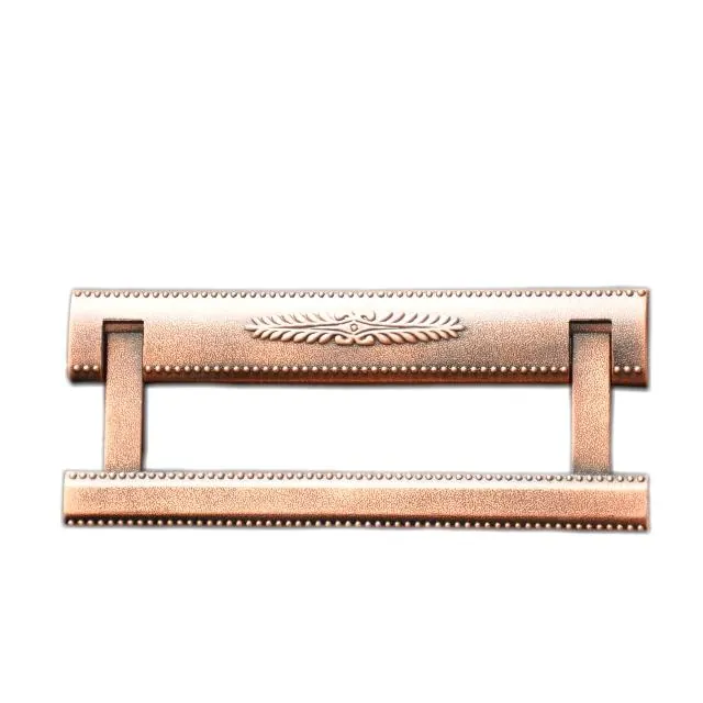 Traditional coffin handle 1019 with screw rod in antique copper color