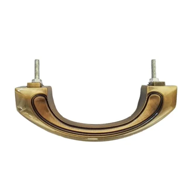 Metal handle for coffin and casket 1027 in antique brass color
