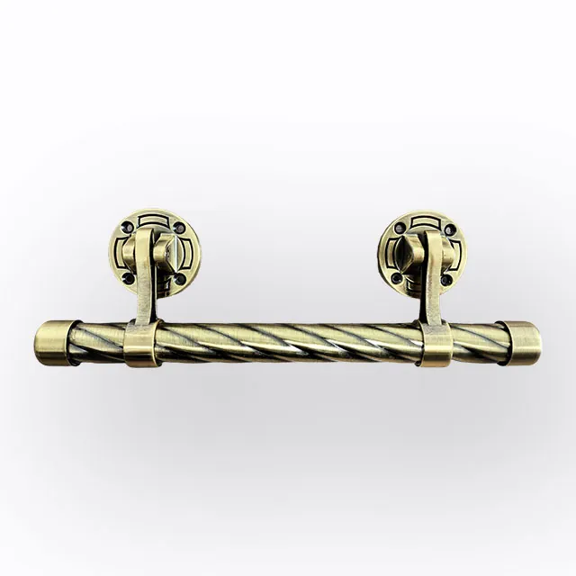 Antique Brass Coffin Handle 1071-2 With Steel Bar and Metal Coffin Handle