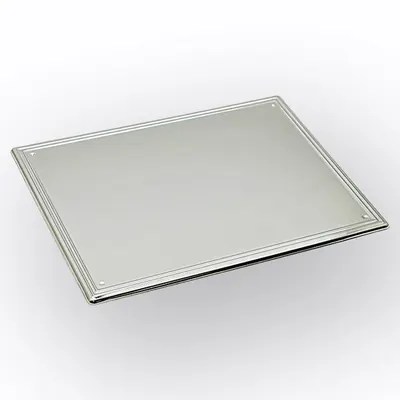 Shining Finish Mirro Effective Name Plate for Coffin and Casekt in Size 8×6 inch (ref 6225) detail view