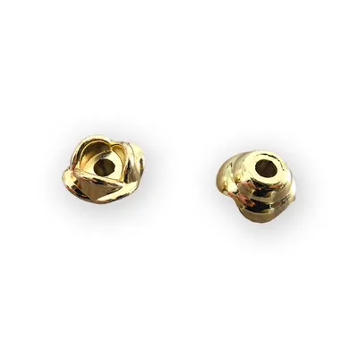 Shining Gold Wooden Coffin Screw and Rose Design for Coffin Lid Decoration (ref 8024)