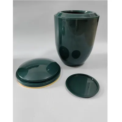 Bule And Green color With White Flash Point Funeral Ash Urn For Cremation Products (ref PA005-2) detail view