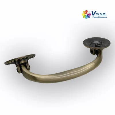 Funeral Coffin Handle 1034 Good Decoration for Wooden Casekt in Antique Brass Plating detail view