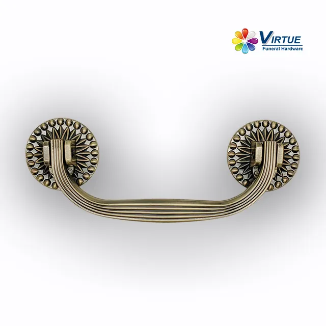Funeral Coffin Handle 1034 Good Decoration for Wooden Casekt in Antique Brass Plating