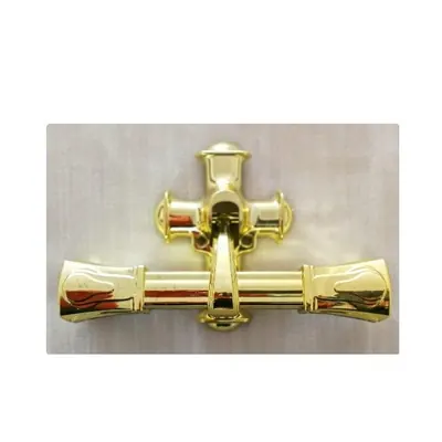 Lagore Plastic Handle Set 9007 in ABS material and gold color (ref 9007 Set) finish detail
