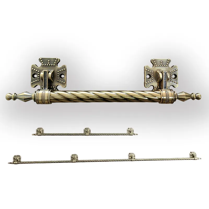 Customized length extend coffin handle 1002E in antique brass color
