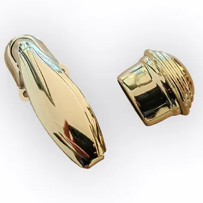 Casket Arm 8501 For Funeral Casket Handle Swing Oval Shape Bar In Antique Brass Color alternative view