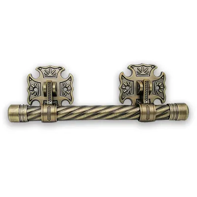 Metal Coffin Handle 1004 in different size and gold or antique brass plating finish detail