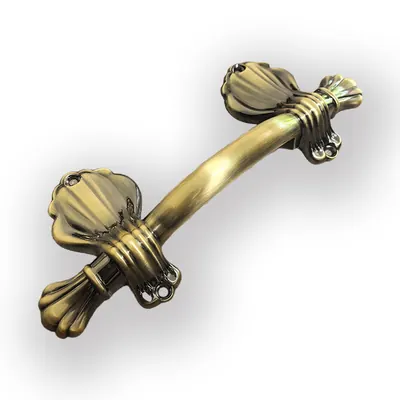 Rose Design Metal Coffin Handle 1078 and Casket Handle Fittings side view