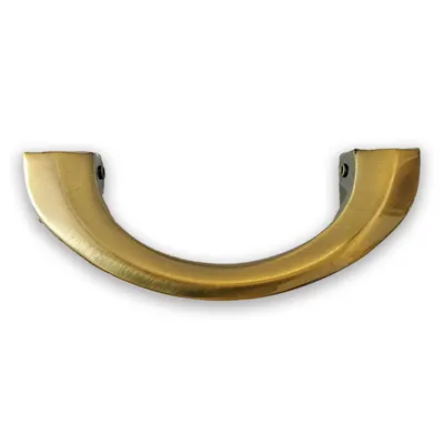 Half moon design metal coffin handles 1502-2 with square basement and two screw holes