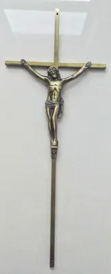 Coffin Crucifix 8010 Funeral coffin crucifix and cross by casting metal Jesus and Christ alternative view