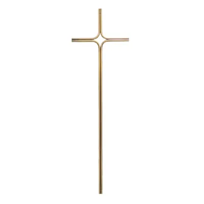 Double Steel Wire 6mm Metal Cross 8041 Funeral Coffin Decoration