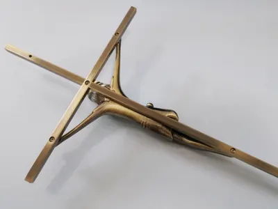 Metal Crucifix 8001E Funeral products for Wooden Coffin Decoration in Competitive Price detail view
