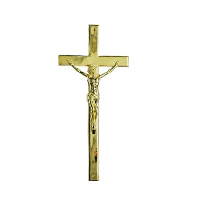 Funeral crucifix for coffin lid decoration 8004