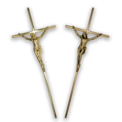 Coffin Crucifix 8010 Funeral coffin crucifix and cross by casting metal Jesus and Christ
