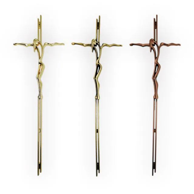 Funeral Coffin And Casket Crucifix 8039 Metal Decoration And Coffin Lid Decoration