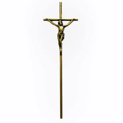 Italy Wooden Coffin Ornament And Decoration 8048 Metal Crucifix size in 53*16cm and Well Polished finish detail