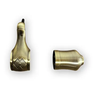Metal End Cap for Casket Handle 8511 End Tips and Funeral Casket Hardware finish detail