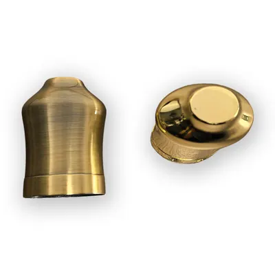 Metal End Cap for Casket Handle 8511 End Tips and Funeral Casket Hardware side view