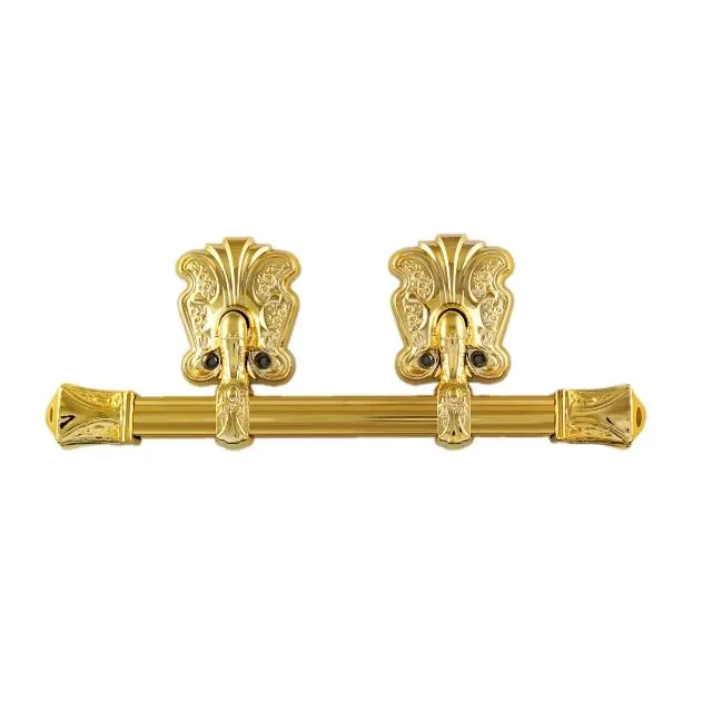 Steel bar coffin handle 1053 with gold plating for wooden box