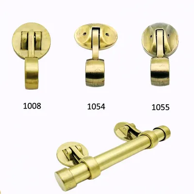 Wholesale metal casket handle with round pipe and end cap 1054 side view