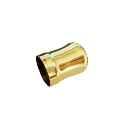 Round end cap 8525 for casket handle, gold plating with casket hardware
