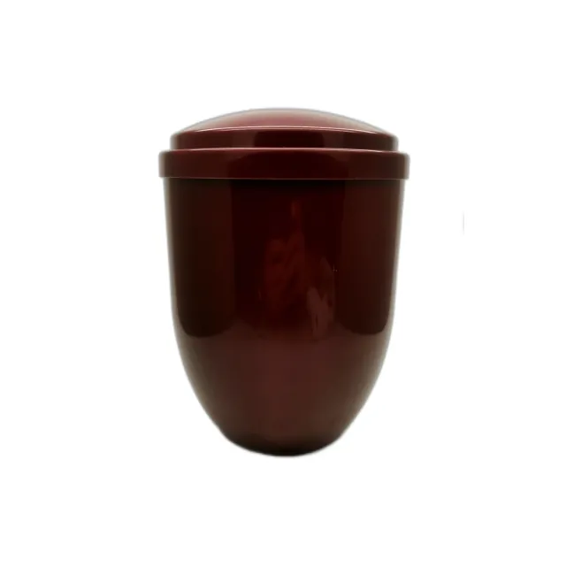 Bordeaux Color Funeral Ash Urn For Cremation in 3.3L and ABS plastic (ref PA002)