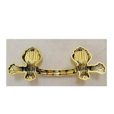 Shell design coffin handle in plastic material 9009 side view