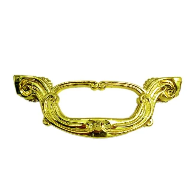 European casket handle gold color with steel wire reinforced 9508