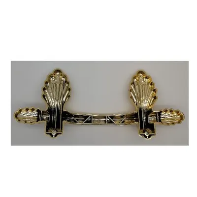 Shell design cremation coffin handle 9513 in plastic side view