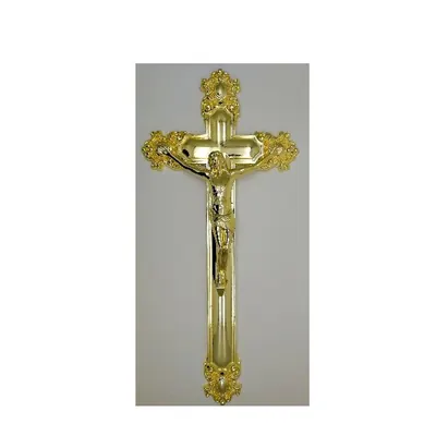 Plastic coffin decoration crucifix 6001 side view