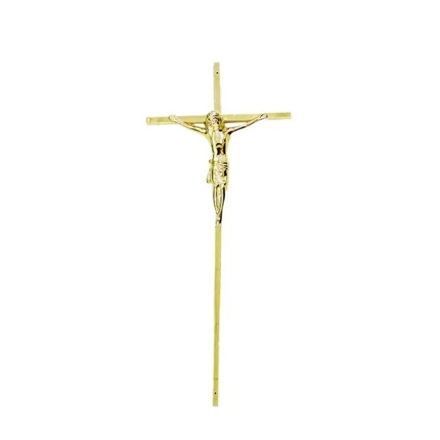 Plastic crucifix for coffin decoation 6003