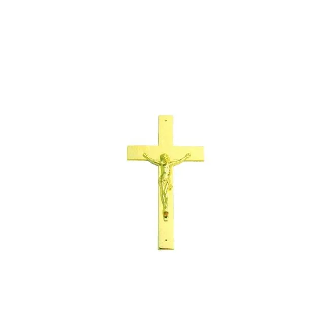 Flat crucifix 6006 in gold color