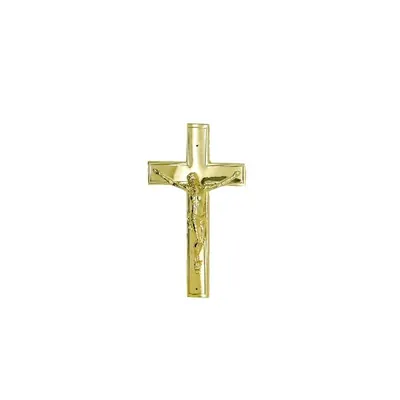 Child coffin cross 6009 in gold color