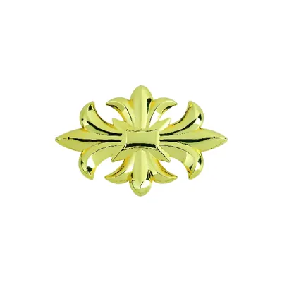 Plastic decoration for casket and coffin 6211 in gold color